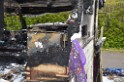 Wohnmobil ausgebrannt Koeln Porz Linder Mauspfad P065